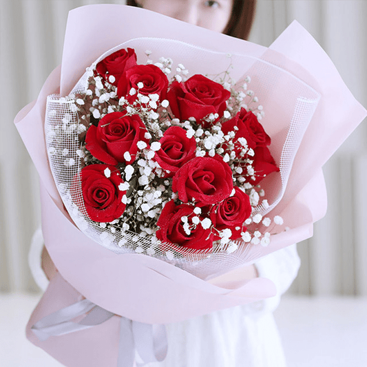 12 Red Roses Online Delivery in Hong Kong 