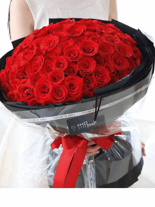 99 Roses Bouquet - 999Flowers